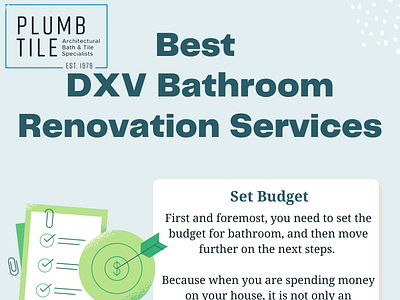 DXV Bathroom Renovation Services By Plumbtile