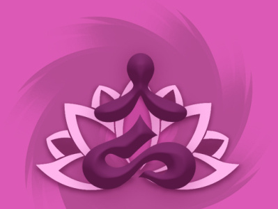 Happy Yoga Day branding logo design photoshop unique logo website design