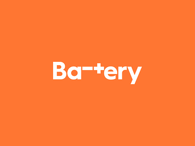 Battery battery branding identity logo logo design minus plus