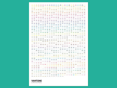 Vantone Universe all colours background bright colour flat pantone pantones poster sneakers trainers vans vantone universe