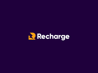 Recharge battery bolt branding identity lightning logo logo design power recharge