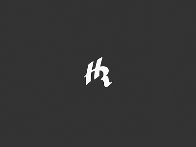 HR Events WIP branding calligraphy custom type events company h hr identity logo mark r