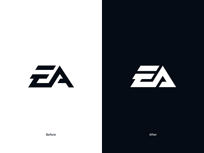 EA brand identity ea electronic arts gaming gaming logo identity monogram