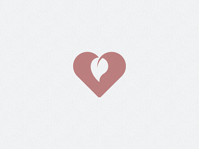 The Heart Grows Fonder branding branding. identity fibonacci grid growing heart identity leaf leaves logo nature plant