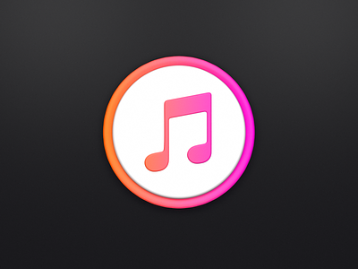 iTunes 3d app icon apple c4d icon itunes