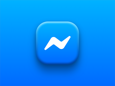 Messenger app icon facebook icon iconography messenger soft