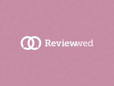 Reviewwed Logo branding icon identity logo mark marriage review speech bubble wedding