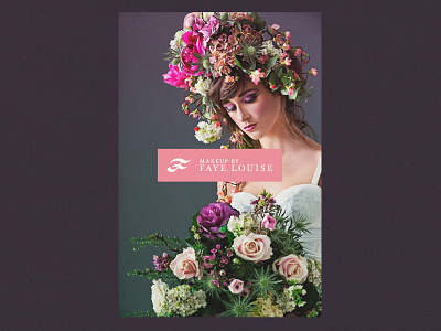 Makeup by Faye Louise bold branding clean elegant identity logo makeup makeup artist simple typography