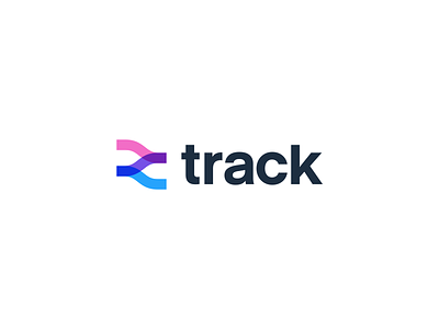 track automation brand identity branding flow logo logo design map railway roadmap tracking tracks travel tuningfork
