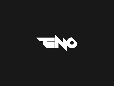Tiino branding disc jockey dj identity logo typography
