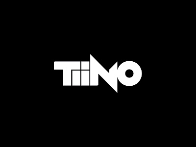 Tiino branding disc jockey dj identity logo typography