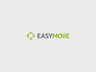 Easy Move arrows branding estate agents housing identity logo moving negative space