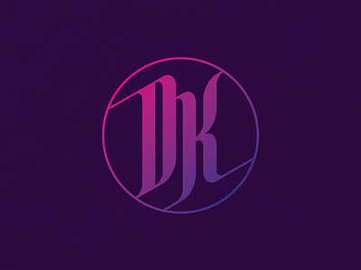 DK branding freelance graphic designer identity logo self promotion