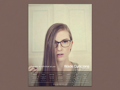 Opticians Magazine Advert advert advertising glasses magazine opticians spectacles