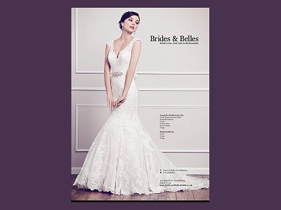 Brides & Belles Advert advert bridal bridal wear dresses magazine wedding