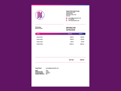 Invoice Design