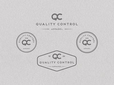 Quality Control - Apparel badge badges identity logo qc quality control stamp