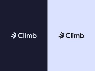 Climb branding graphic design logo