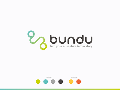 bundu adventure app branding bundu identity interactive logo real time story story telling timeline travel