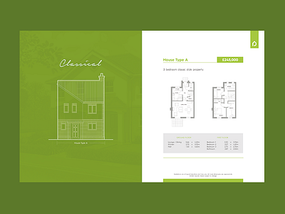 Property DPS bright brochure design estate agents floor plans house illustration living