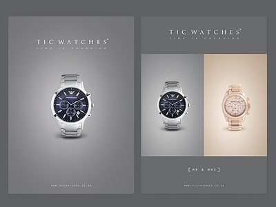 TIC Watches Advertisements adverts designer magazine tic watches watches