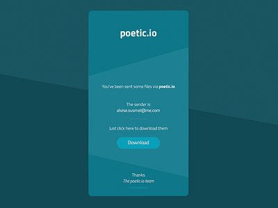 poetic.io Email Design