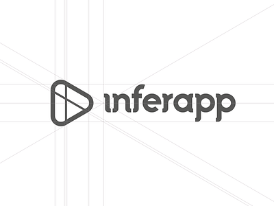 Inferapp branding data identity inferapp logo raw data typography
