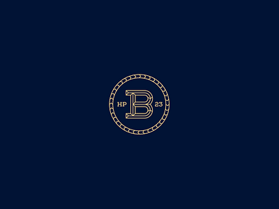 B Unused b estate agents housing logo outline typography