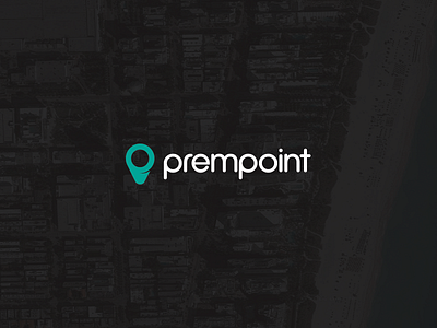 Prempoint Logo branding identity location logo map pin p prempoint