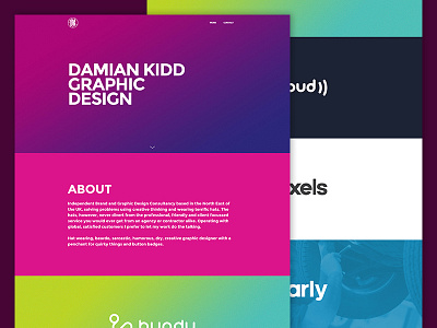 Damian Kidd - Website damian kidd graphic design logo design portfolio semplice web design work