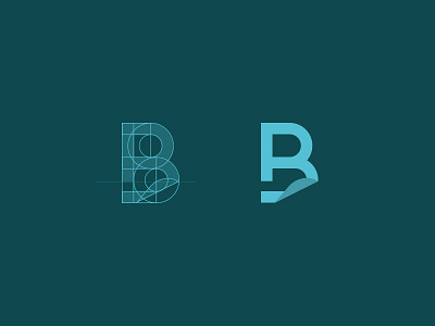 BR Monogram V2 b branding flip flipping identity logo monogram page r turn