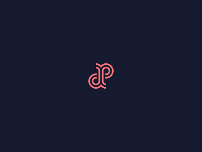DP Ambigram ambigram branding dp identity logo wip