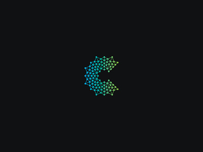 C branding c gradient identity letter c logo