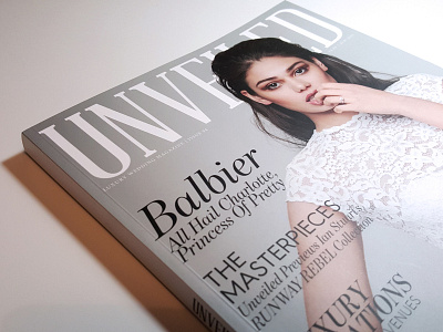 UNVEILED Issue 4 bridal couture editorial fashion magazine model print unveiled wedding