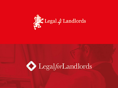 Legal for Landlords branding estate agent identity landlord law legal logo partnership rebrand