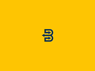 B b estate agent house identity logo move