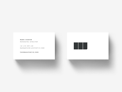 Third Aesthetic Business Card