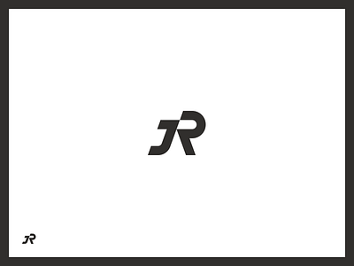 JR Monogram branding identity j jr logo monogram r typography