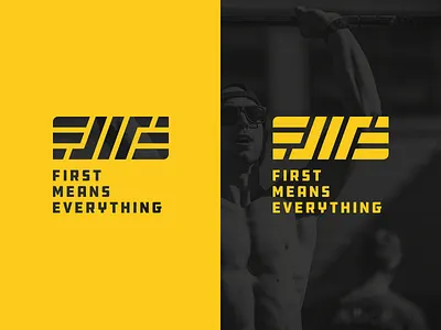 First Means Everything branding crossfit ddc hardware design event identity logo