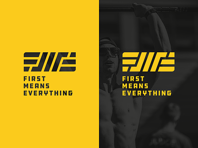 First Means Everything branding crossfit ddc hardware design event identity logo