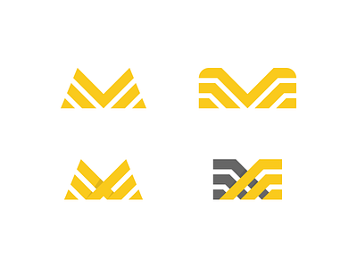 4 Mmmm's branding identity letter m logo m ms