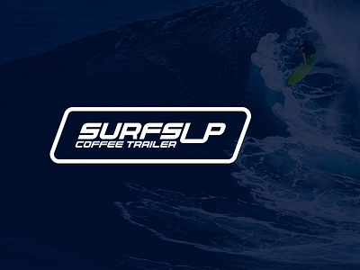 Surfsup Coffee Trailer branding cafe coffee identity logo surf surfer