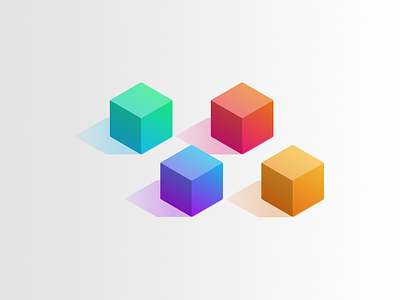 Building Blocks api colourful ecommerce gradient isometric marketing moltin product web