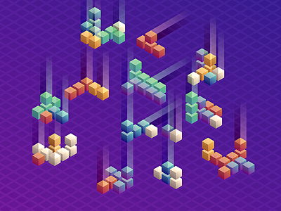 Building Blocks api colourful ecommerce gradient isometric marketing moltin product web