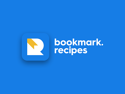 bookmark.recipes app bookmark branding cooking identity logo r recipes website