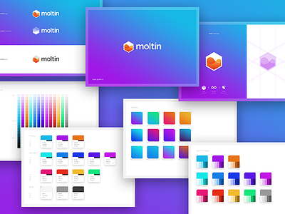 moltin - style guide api colourful ecommerce gradient isometric marketing moltin product web
