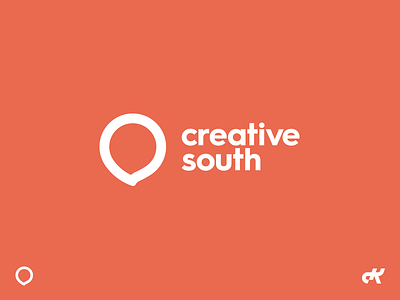 Creative South 2018 branding creative south identity logo peach talk workshop
