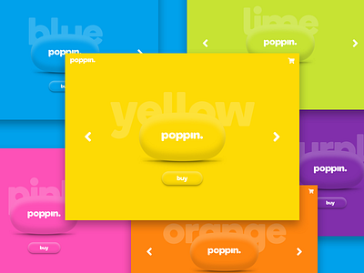 poppin off colourful ecommerce erasers poppin sketch skeuomorphic