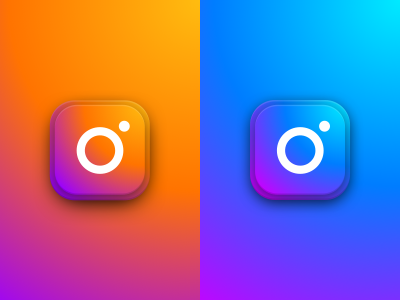 Instacandy icon instagram gradient iconography photo camera