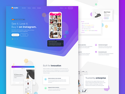 Moltin Restyle api colourful commerce ecommerce gradient isometric marketing moltin product web